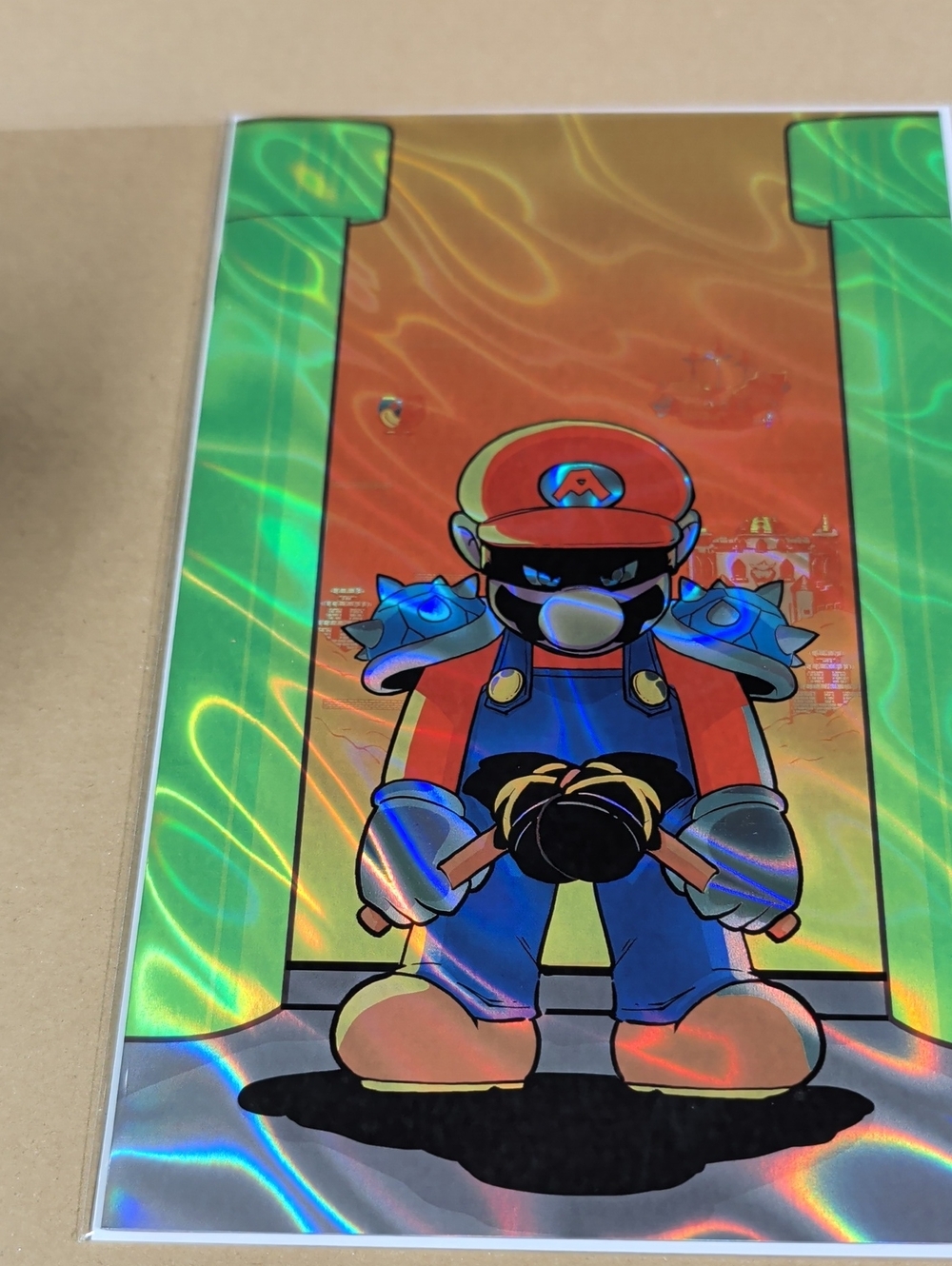 SOLD OUT! Mario (Absolute Batman Homage) Absolute Mario~LAVA FOIL Ltd 26/30 NM